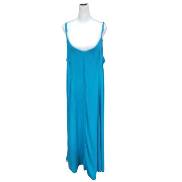 Torrid Women's Challis Trapeze Maxi Dress Size‎ 2x Teal 2021 - Picture 2 of 16